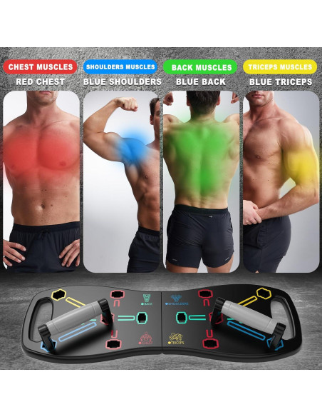 Tabla de Flexiones HOTWAVE Plegable 20 en 1 para Hombres