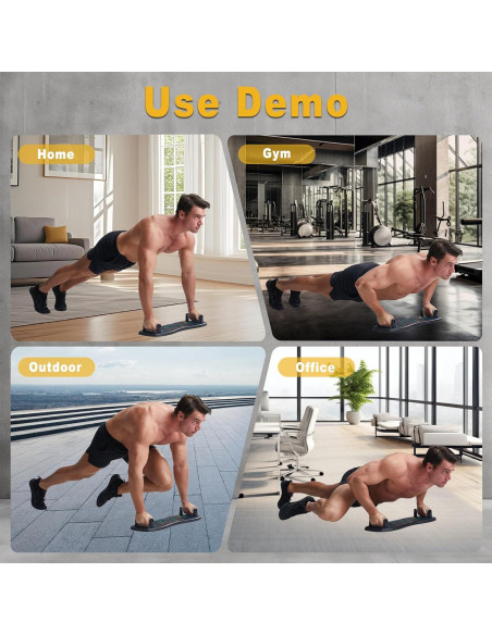 Tabla de Flexiones HOTWAVE Plegable 20 en 1 para Hombres