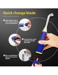 Rascador de pintura MANUFORE 2.54 cm carburo 3 filos 2