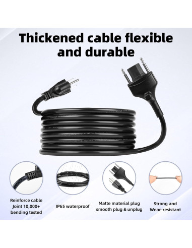 Cable de Alimentación Ulreon 89143 para Robot Coupe MP Series 381 cm