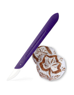 Cortador de Pan KUNIFU de Cerámica con Funda Protectora