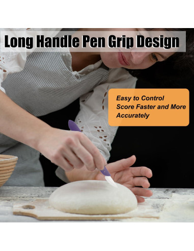 Cortador de Pan KUNIFU de Cerámica con Funda Protectora