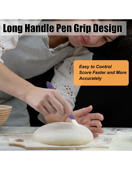 Cortador de Pan KUNIFU de Cerámica con Funda Protectora