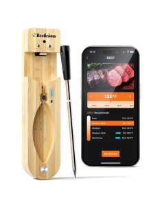 Termómetro de Carne Inalámbrico Beelicious Pro FM211 - Precisión +/-1C, IP67