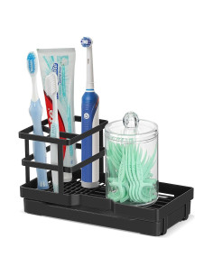 Soporte para Cepillos de Dientes MYITYARD con Organizador de Algodón