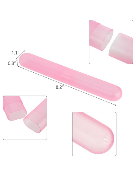 Estuche de Cepillo de Dientes de Viaje Hedume - 35 Piezas, 7 Colores