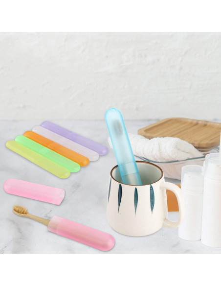 Estuche de Cepillo de Dientes de Viaje Hedume - 35 Piezas, 7 Colores