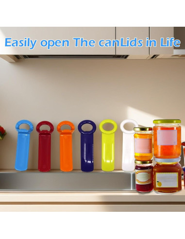 6 Abridores de Tarros TSEWA para Manos Débiles - Multicolor