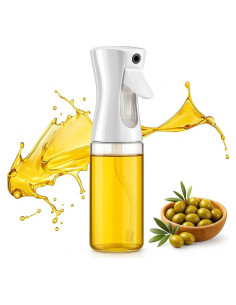 Rociador de Aceite de Oliva Genérico 200ml Vidrio Ergonomico