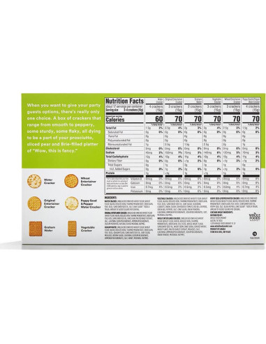 Galletas Variadas 365 Whole Foods Market 250g para Aperitivos