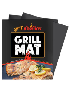 Mats de Parrilla Grillaholics - Juego de 2 - Antiadherente
