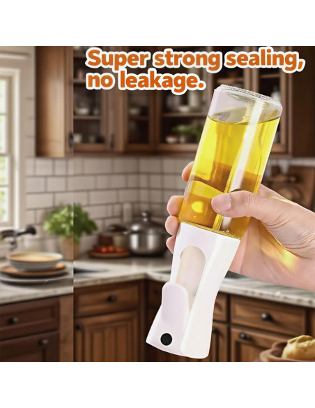 Pulverizador de Aceite de Oliva IVKIOMA 220ml Vidrio Borosilicato