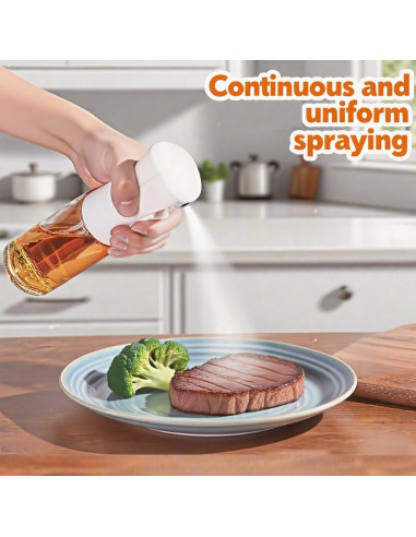 Pulverizador de Aceite de Oliva IVKIOMA 220ml Vidrio Borosilicato