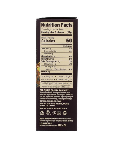 Galletas Sin Gluten Maine Crisp Aceituna y Za'atar 113g