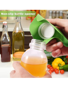 12 Piezas Almohadillas de Goma Antideslizantes para Abrir Tarros 2