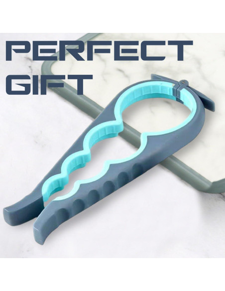 Juego de Abre Frascos 3 Piezas LAGONOVA - Abrebotellas y Almohadilla