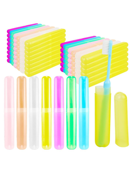 Estuche de Cepillo de Dientes Portátil Conagel 140 Piezas Colores