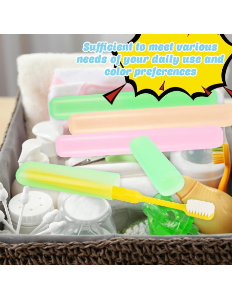 Estuche de Cepillo de Dientes Portátil Conagel 140 Piezas Colores