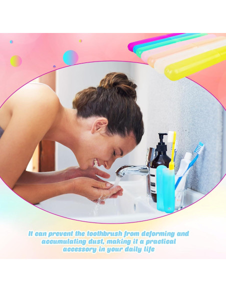 Estuche de Cepillo de Dientes Portátil Conagel 140 Piezas Colores