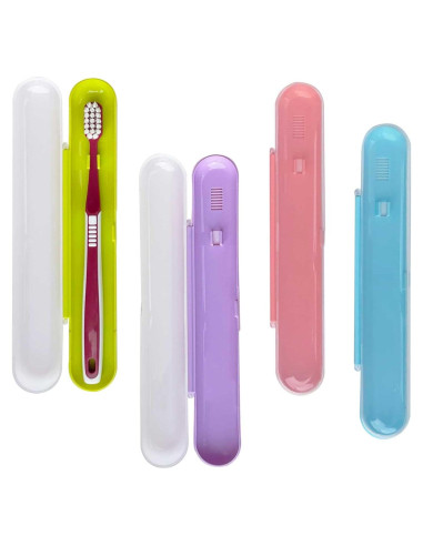 Estuche de Cepillo de Dientes de Viaje YS-004 - 4 Paquetes