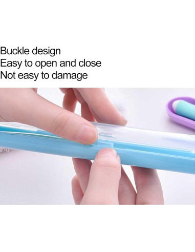 Estuche de Cepillo de Dientes de Viaje YS-004 - 4 Paquetes