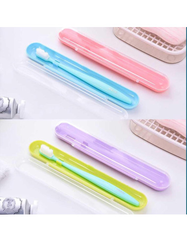 Estuche de Cepillo de Dientes de Viaje YS-004 - 4 Paquetes