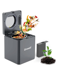 Compostador Eléctrico Growell EC02, 2.5L, Sin Olores, Auto-Limpieza