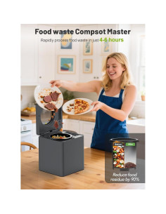 Compostador Eléctrico Growell EC02, 2.5L, Sin Olores, Auto-Limpieza 2