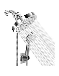 Cabezal de Ducha Heatsistence 6" Alta Presión con Manguera 177.8 cm