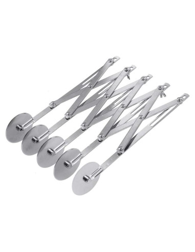 Cortador de Masa Ajustable UOHGDPY Acero Inoxidable 5 Ruedas