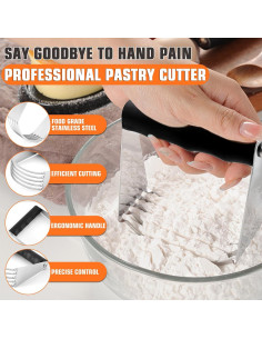 Juego de Cortadores de Galletas ATPWONZ 9 Piezas Acero Inoxidable 2