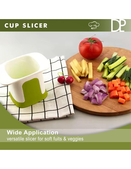 Cortador de Frutas y Verduras DELUCAP - Manual, Acero Inoxidable