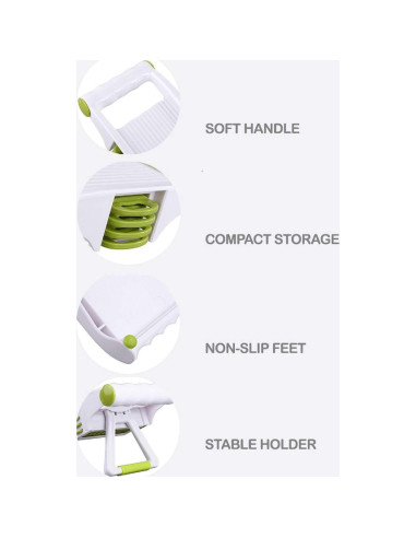 Cortador de Mandolina GProME Blanco - 5 Cuchillas Inoxidable