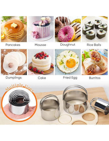 Juego de Mezclador de Pastelería ARTOSHIN 9 Piezas Acero Inoxidable