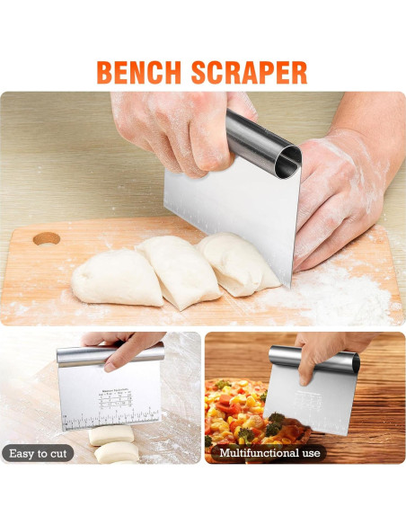 Juego de Mezclador de Pastelería ARTOSHIN 9 Piezas Acero Inoxidable