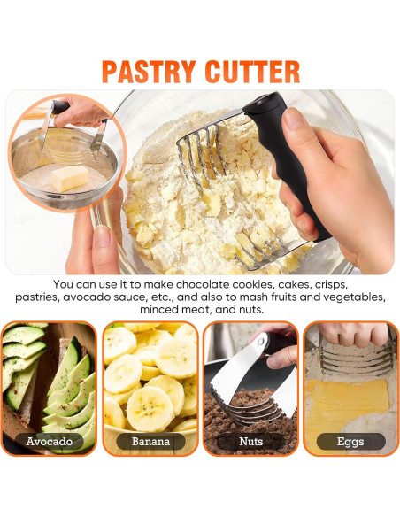 Juego de Mezclador de Pastelería ARTOSHIN 9 Piezas Acero Inoxidable