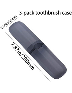 Estuche de Cepillo de Dientes de Viaje x3 xiaozhenjida - Impermeable 2