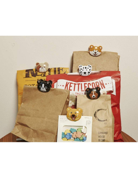 Clip para bolsas de perro Kikkerland - 1 unidad