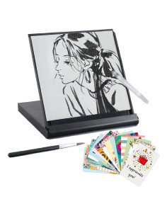 Mini Tablero de Dibujo Acuático AOVOA 15.2cm con 2 Pinceles