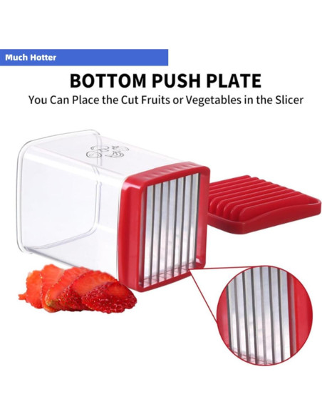 Cortador de Frutas y Verduras Much Hotter - Acero Inoxidable 304