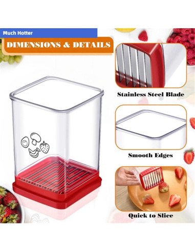 Cortador de Frutas y Verduras Much Hotter - Acero Inoxidable 304