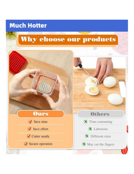 Cortador de Frutas y Verduras Much Hotter - Acero Inoxidable 304