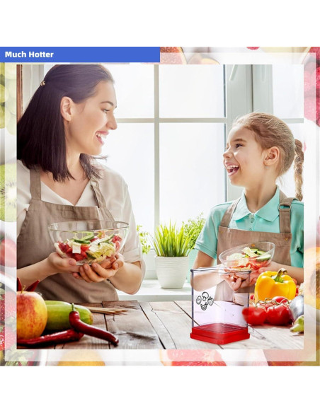 Cortador de Frutas y Verduras Much Hotter - Acero Inoxidable 304