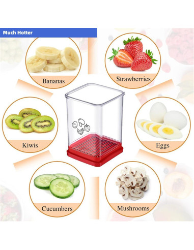 Cortador de Frutas y Verduras Much Hotter - Acero Inoxidable 304