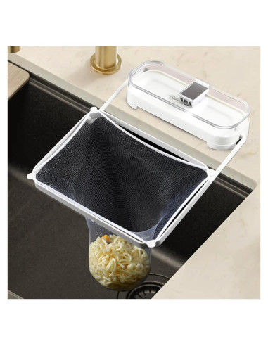 Colador Colgante EASELR para Fregadero de Cocina con 50 Bolsas