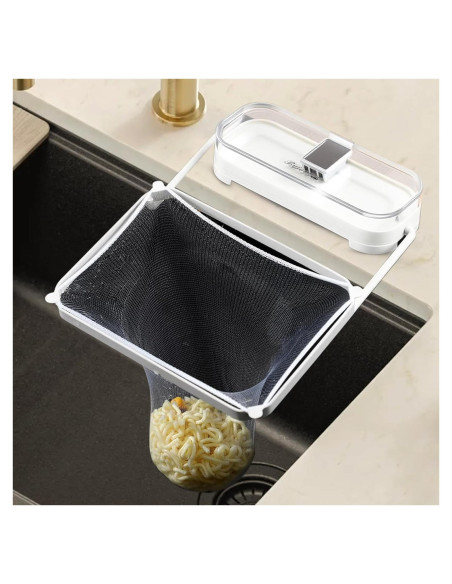 Colador Colgante EASELR para Fregadero de Cocina con 50 Bolsas Colador Colgante EASELR para Fregadero de Cocina con 50 Bolsas