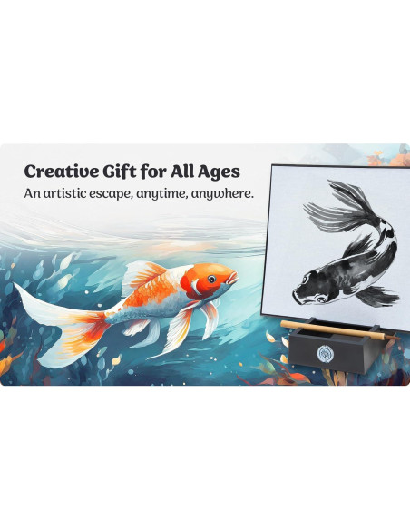 Tablero Zen Satori - Kit de Arte y Dibujo con Agua 30x22cm