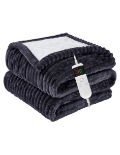 Manta Eléctrica Qieryun 127x152 cm con 10 Niveles de Calor