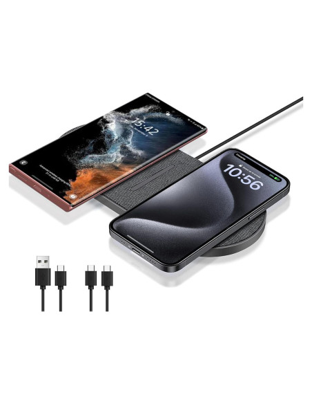 Almohadilla de Carga Inalámbrica Rápida 20W PDKUAI Gris