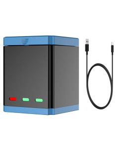 Cargador de Batería KETOPKIN para GoPro Hero 12/11/10/9 - 3 Canales